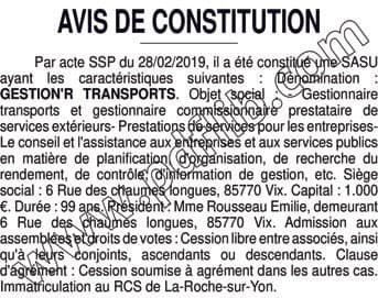Contenu publication