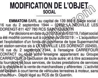 Contenu publication