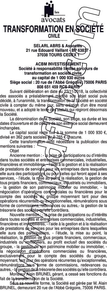 Contenu publication