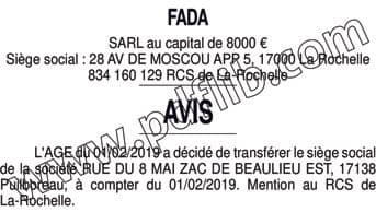 Contenu publication