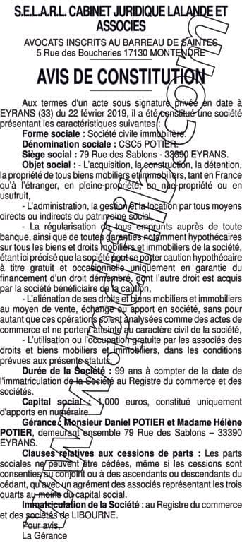 Contenu publication