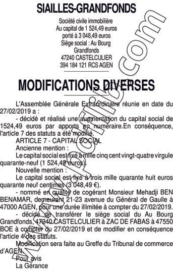 Contenu publication