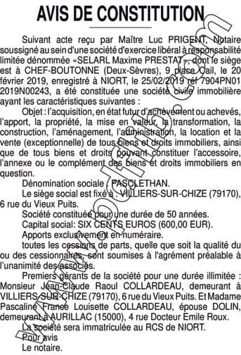 Contenu publication