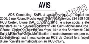 Contenu publication