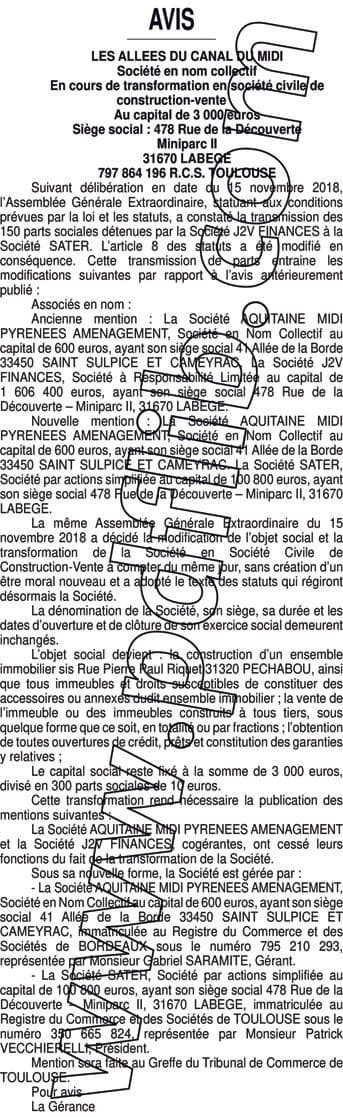 Contenu publication