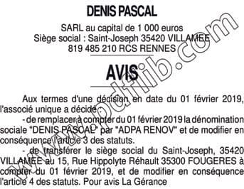 Contenu publication