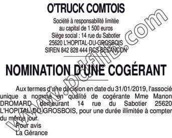 Contenu publication
