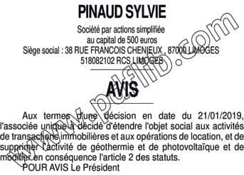 Contenu publication