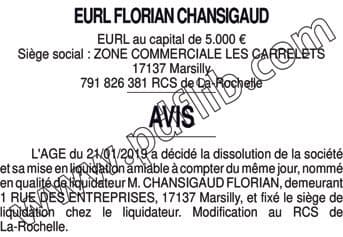 Contenu publication
