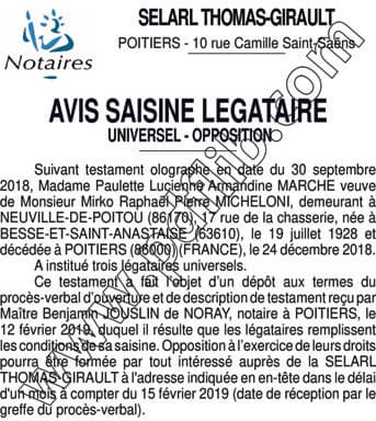Contenu publication