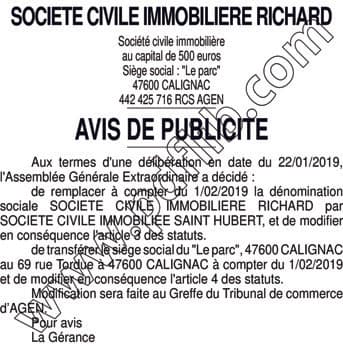 Contenu publication