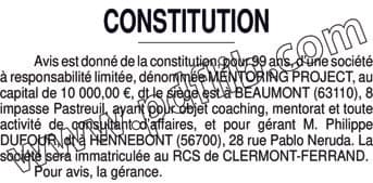 Contenu publication