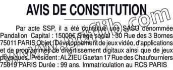 Contenu publication
