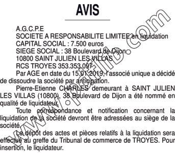 Contenu publication