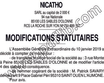 Contenu publication
