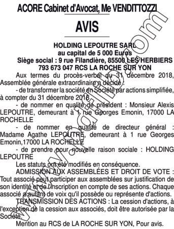 Contenu publication