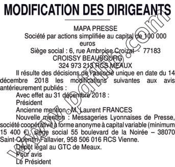 Contenu publication