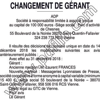 Contenu publication