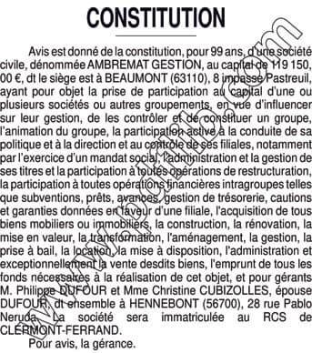 Contenu publication