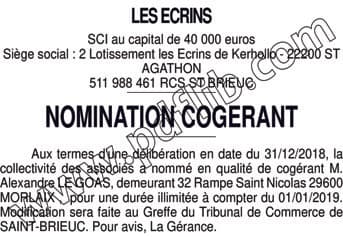 Contenu publication