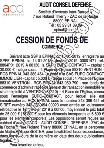 Contenu publication