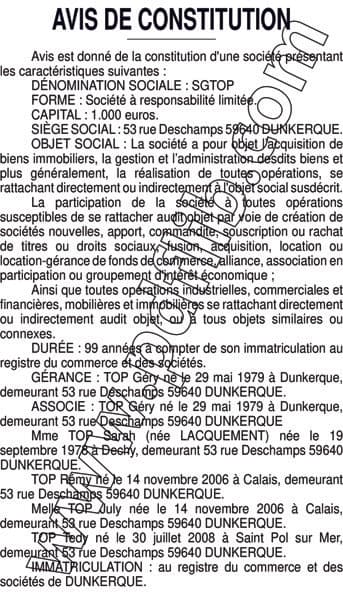 Contenu publication
