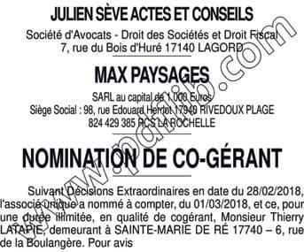 Contenu publication