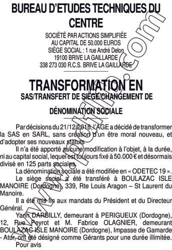 Contenu publication