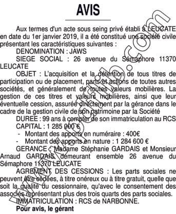 Contenu publication