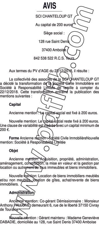 Contenu publication