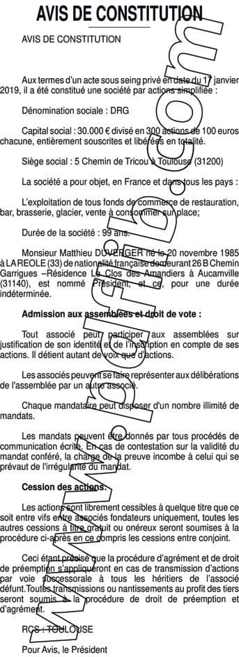 Contenu publication