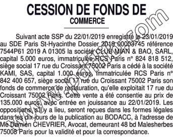 Contenu publication