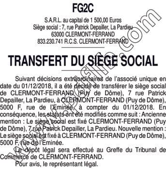 Contenu publication