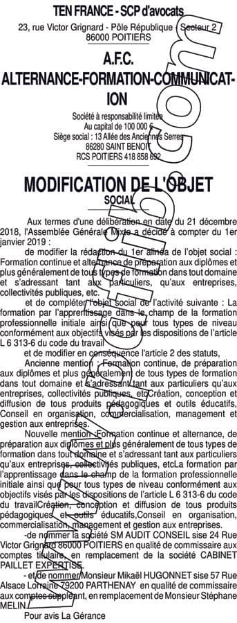 Contenu publication