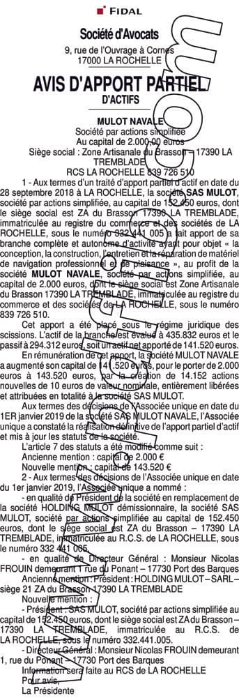 Contenu publication