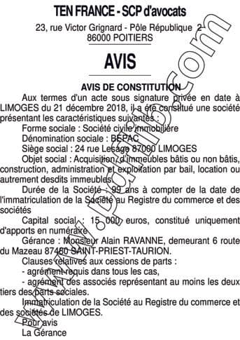 Contenu publication
