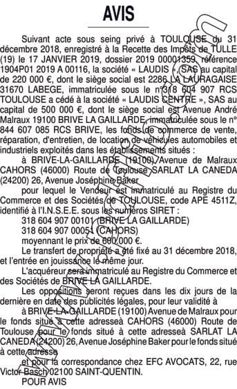 Contenu publication