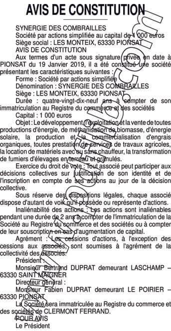 Contenu publication
