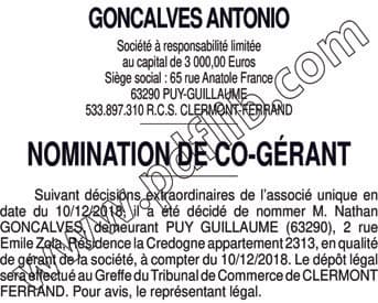 Contenu publication