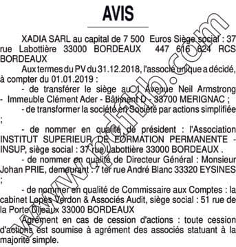 Contenu publication