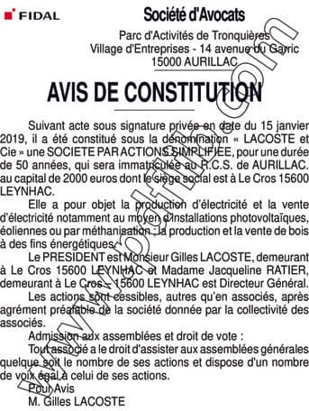 Contenu publication