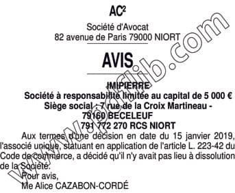 Contenu publication