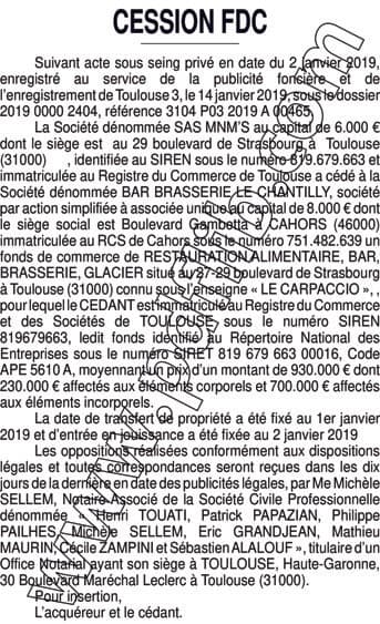 Contenu publication