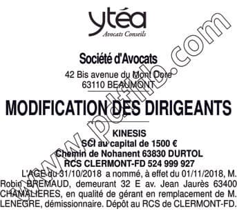 Contenu publication