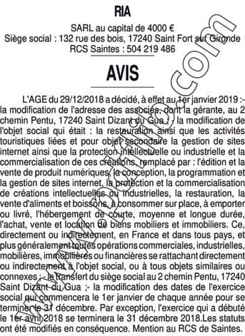 Contenu publication