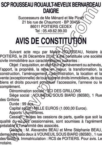 Contenu publication