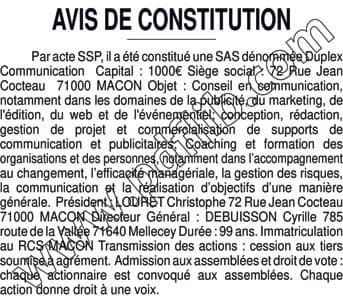 Contenu publication