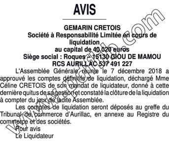 Contenu publication