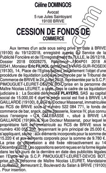 Contenu publication