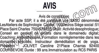 Contenu publication